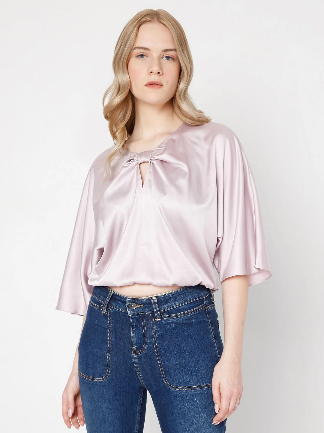 Light Pink Satin Top - Image 2