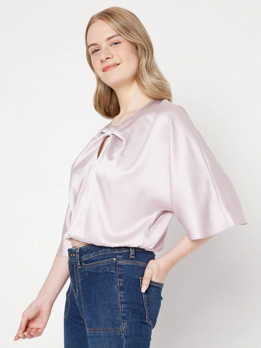 Light Pink Satin Top - Image 3
