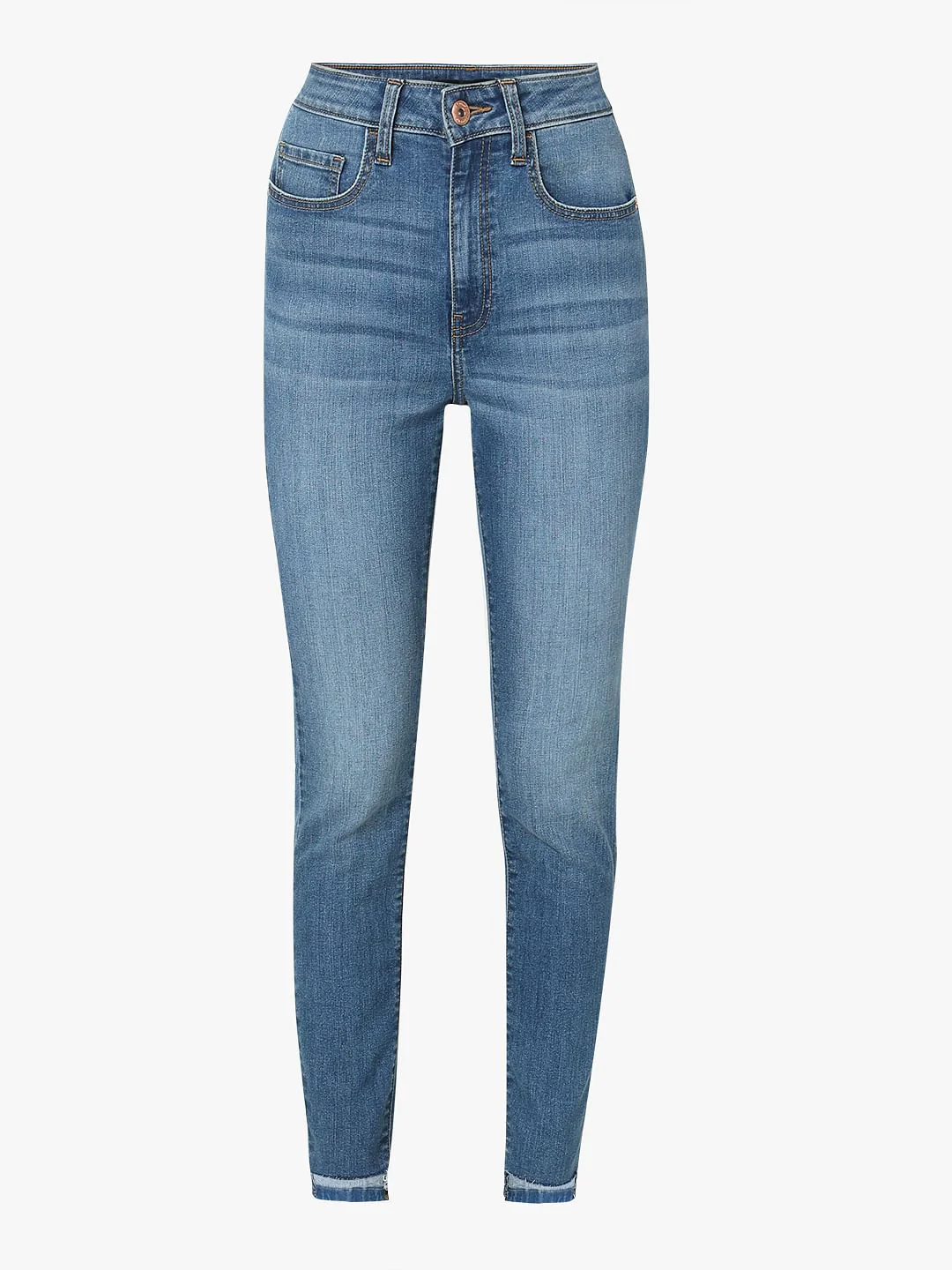 Blue High Rise Wendy Skinny Fit Jeans - Image 7