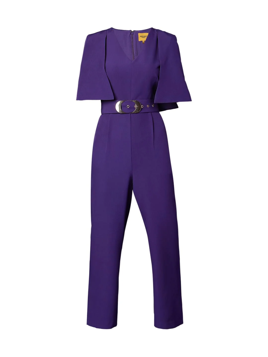 Marquee Purple Cape Jumpsuit - Image 6