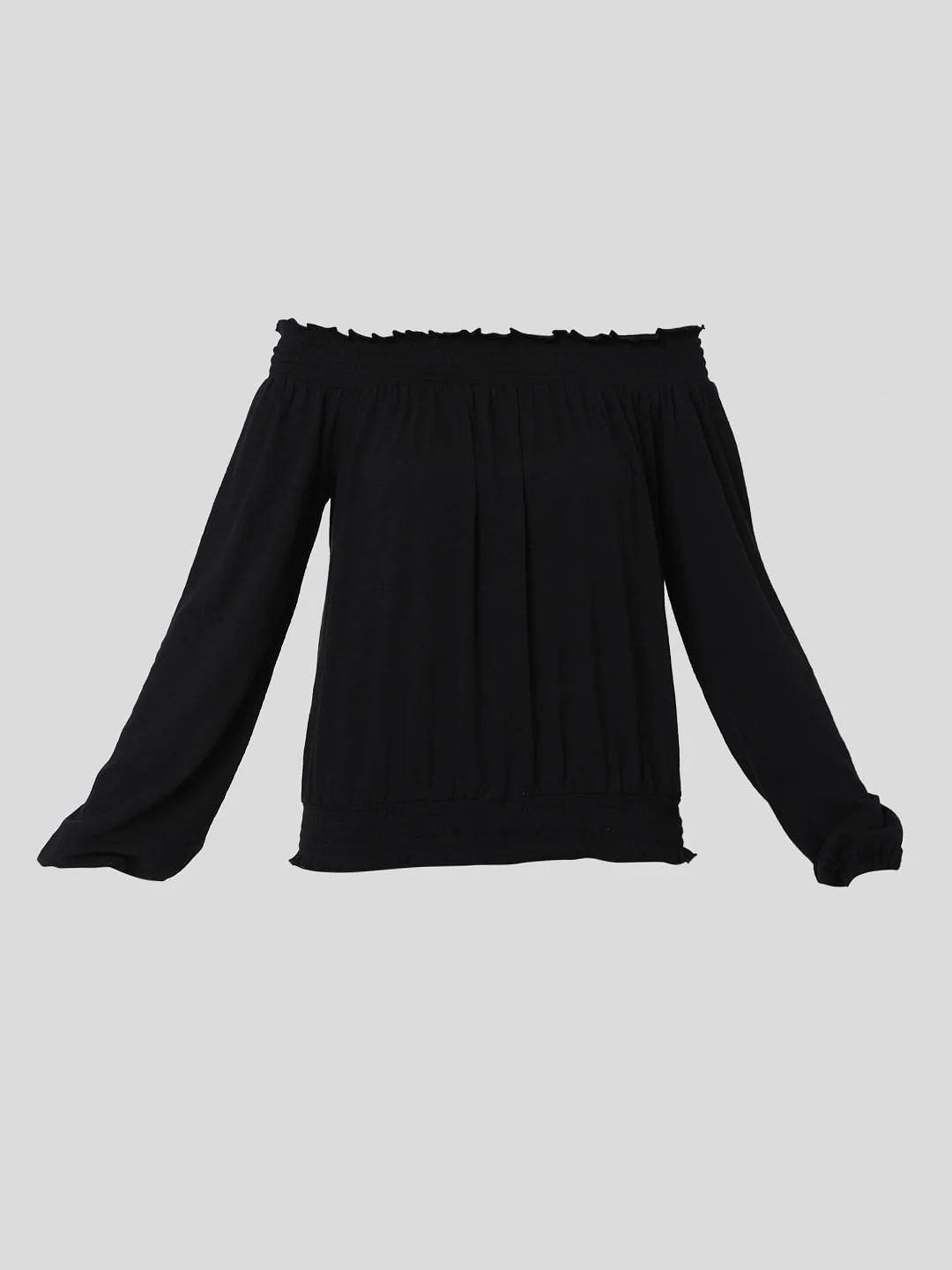 Black Off Shoulder Top - Image 7
