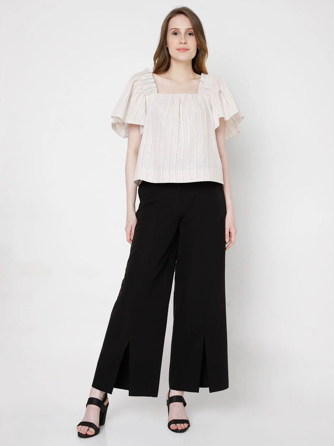Beige Striped Top - Image 5