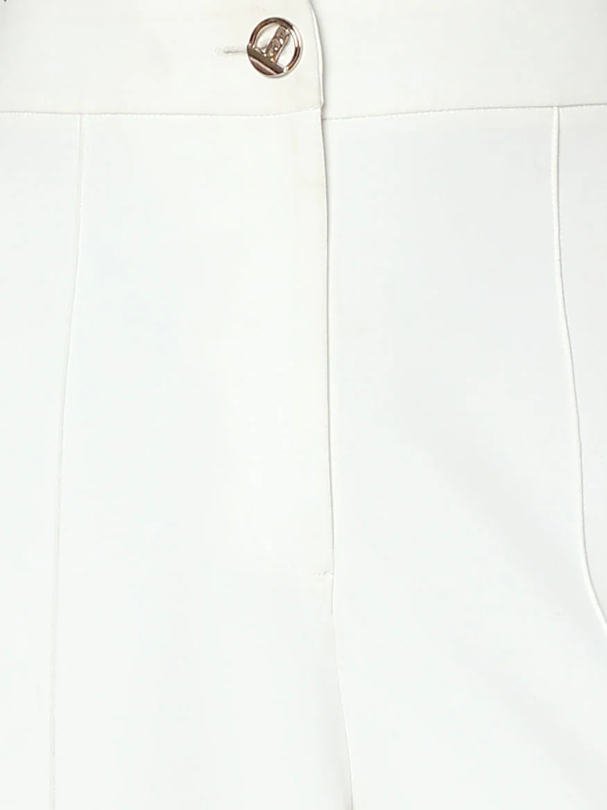 White High Rise Pants - Image 9