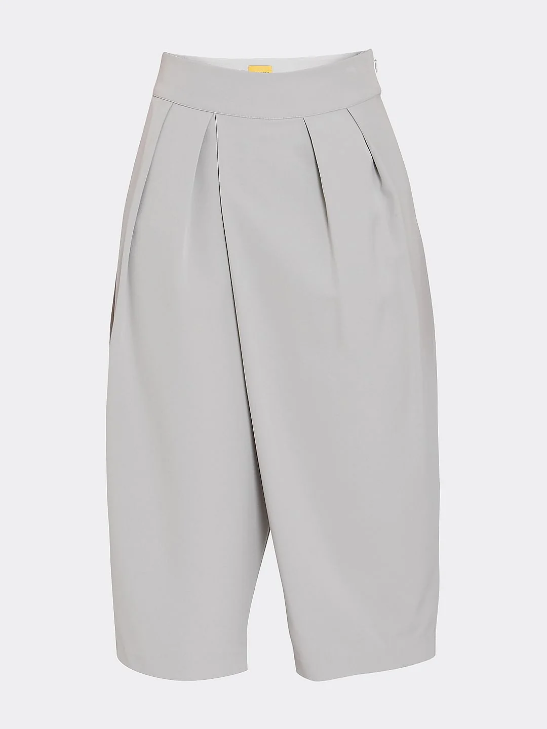 Grey Pleated Midi Culottes - Image 7
