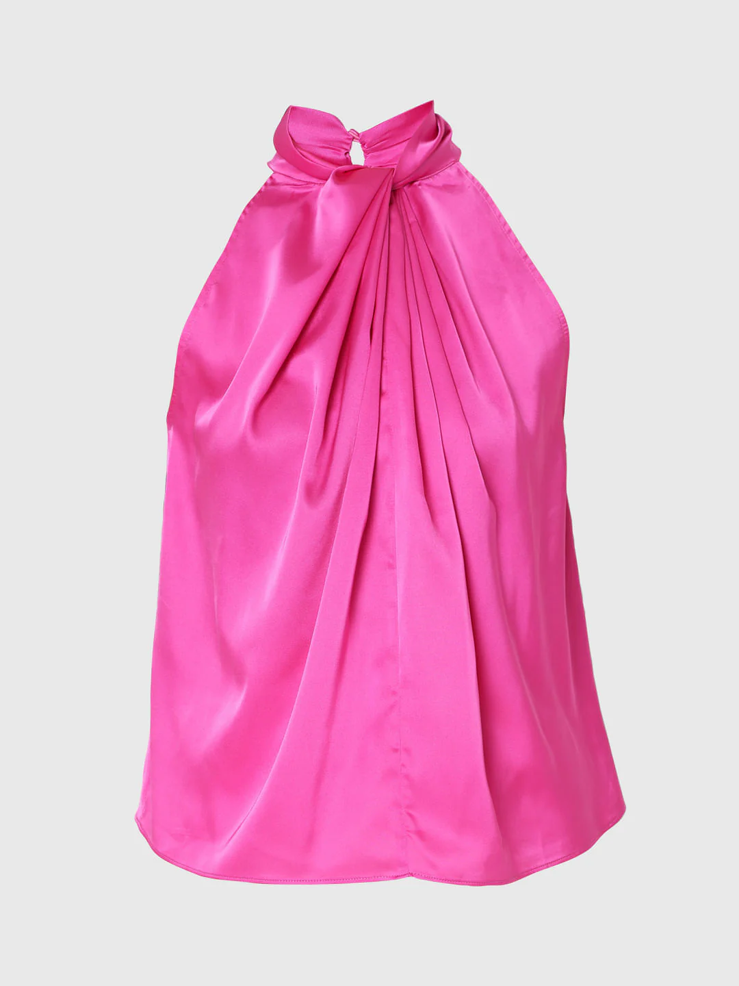 Fuschia Pink Halter Neck Top - Image 7