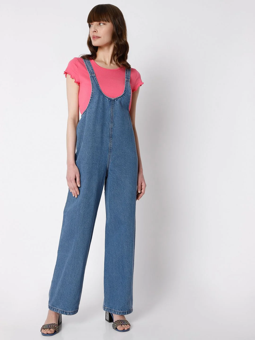 Blue Denim Jumpsuit - Image 2