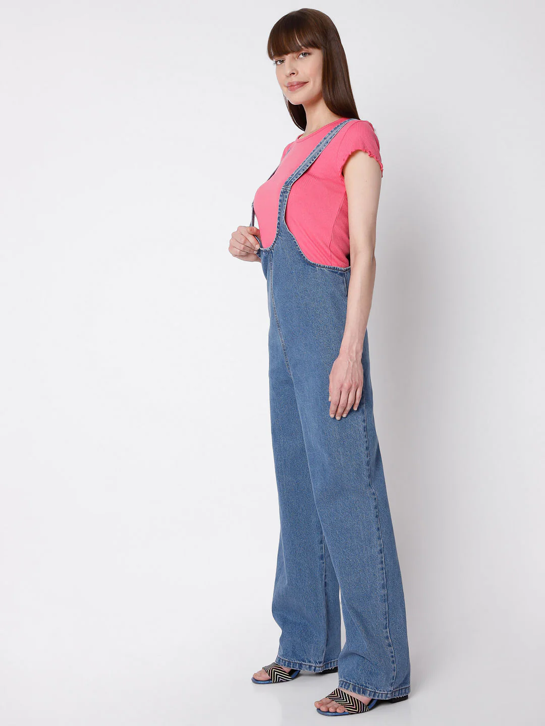 Blue Denim Jumpsuit - Image 3