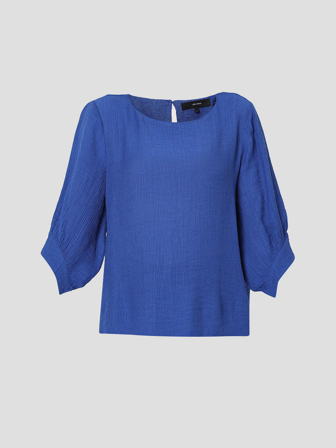 Blue Textured Top - Image 7