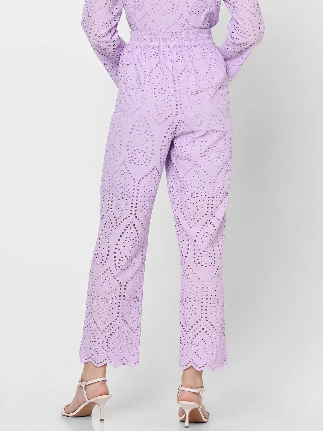 Lilac High Rise Co-Ord Set Pants - Image 4