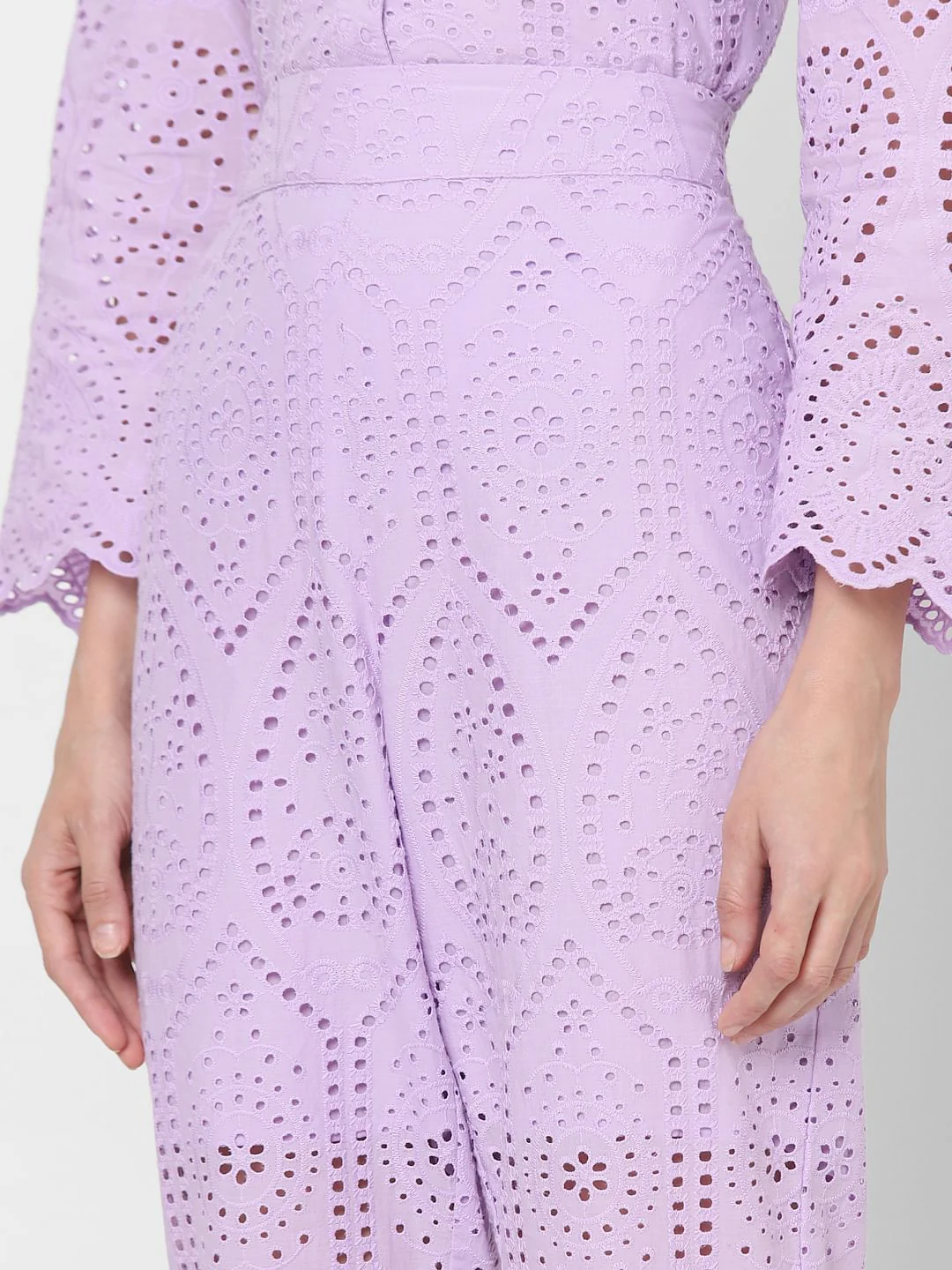 Lilac High Rise Co-Ord Set Pants - Image 6