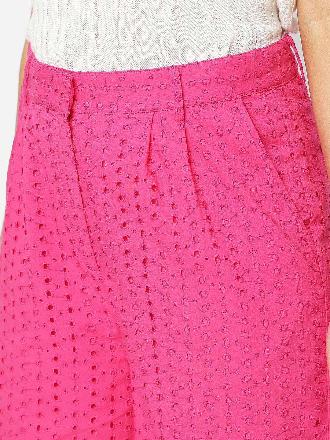 Pink High Rise Co-Ord Set Pants - Image 8