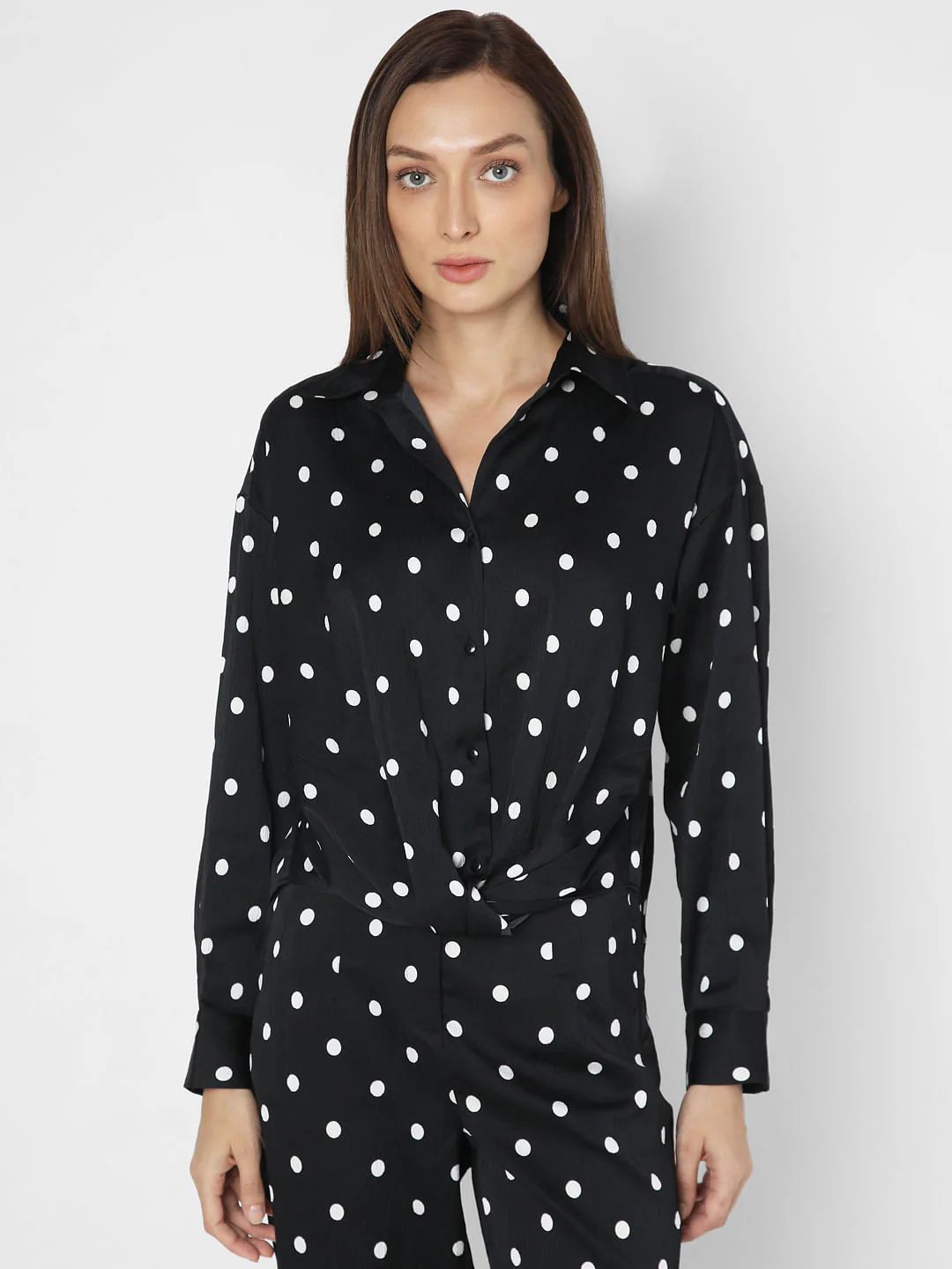 Black Polka Dot Shirt - Image 2