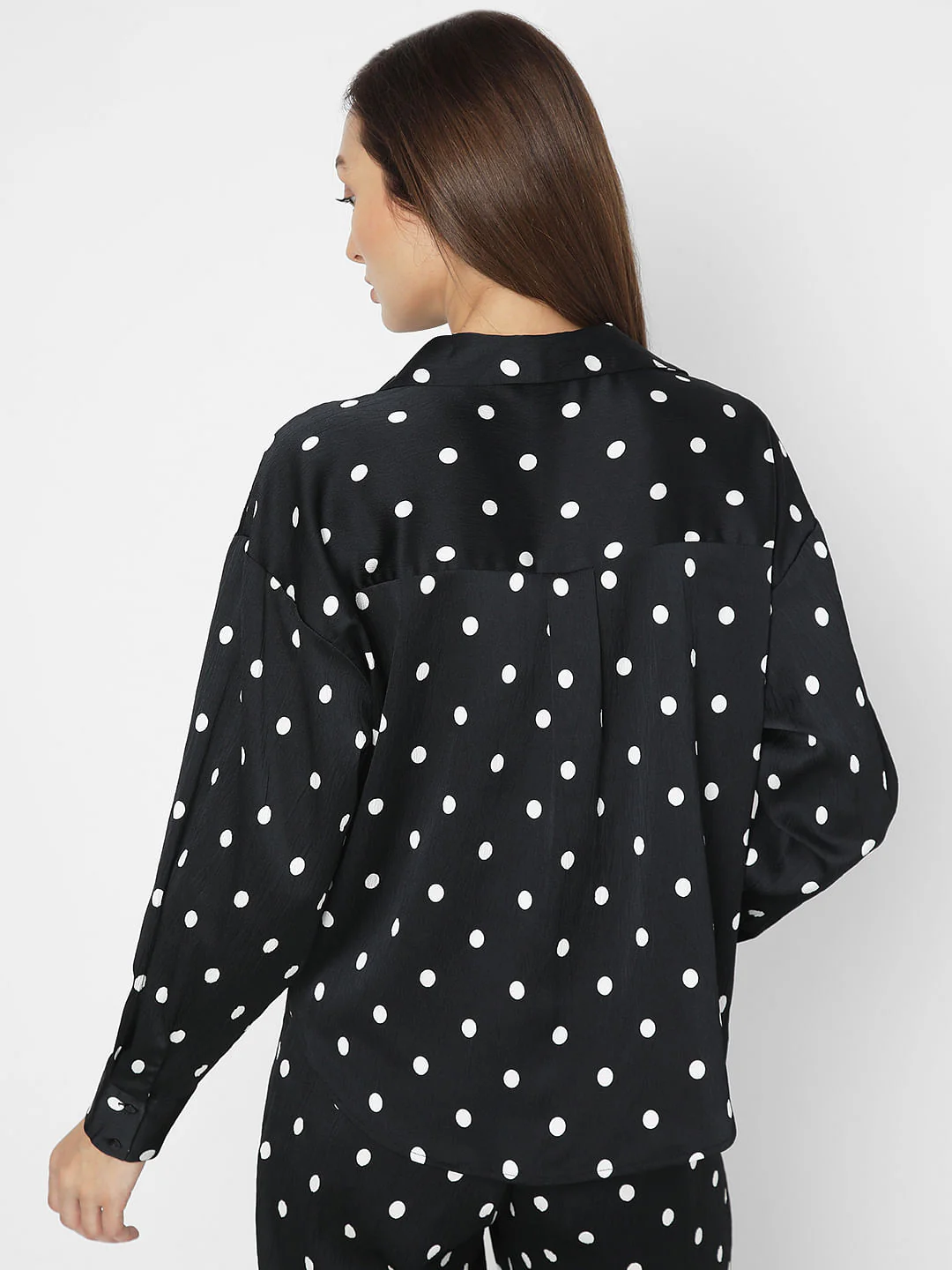 Black Polka Dot Shirt - Image 4