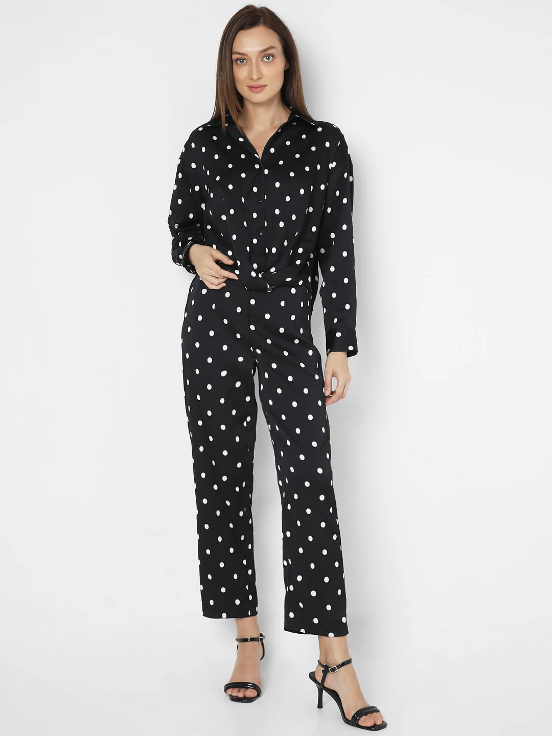 Black Polka Dot Shirt - Image 5