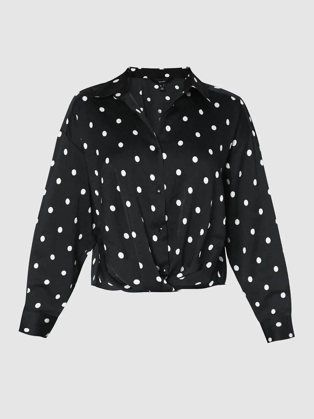 Black Polka Dot Shirt - Image 7