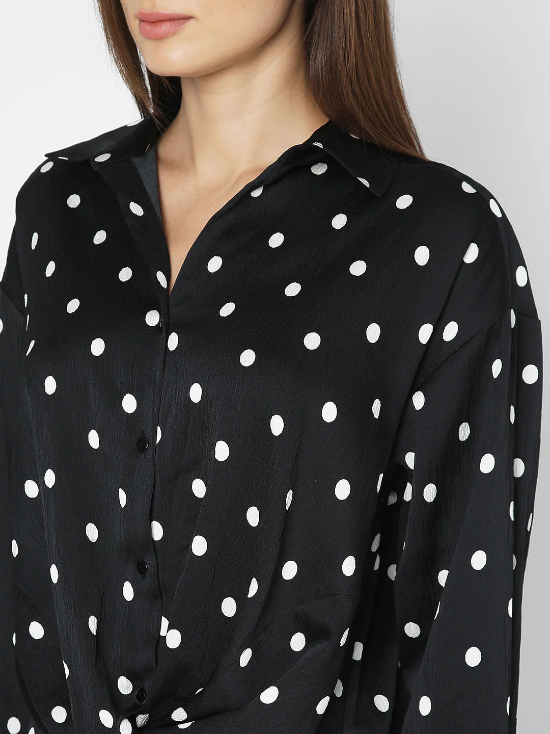 Black Polka Dot Shirt - Image 8