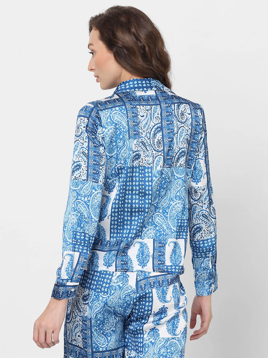 Blue All Over Printed Shirt - Image 4