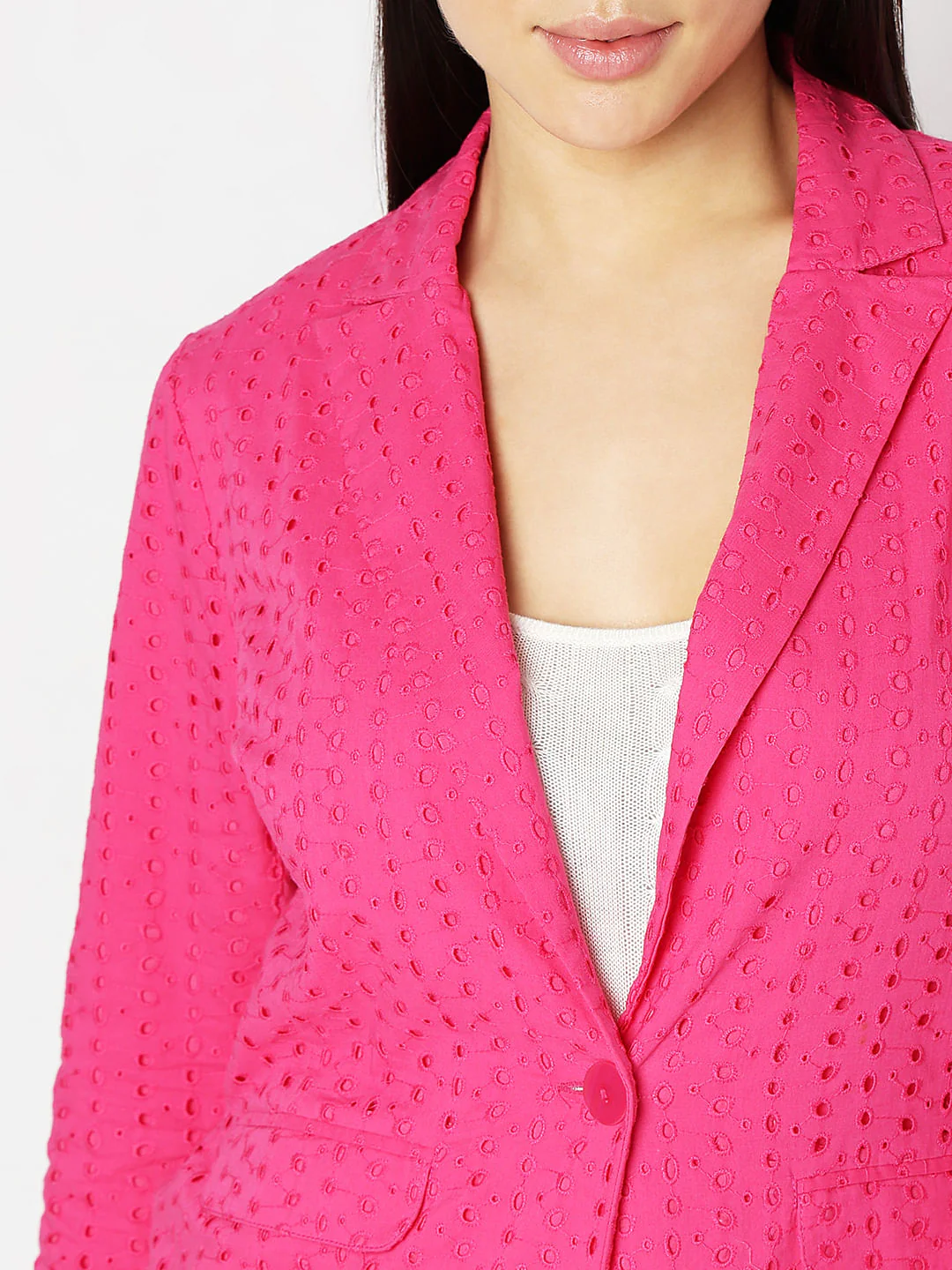 Pink Cut-Out Co-Ord Set Blazer - Image 6