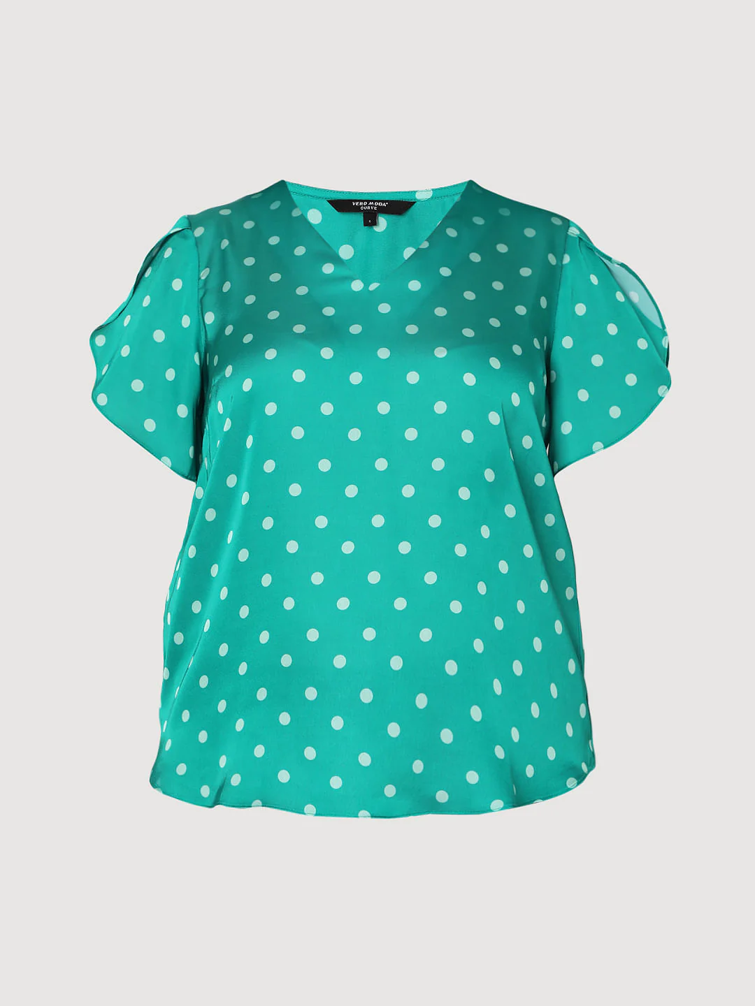 Curve Green Polka Dot Top - Image 6