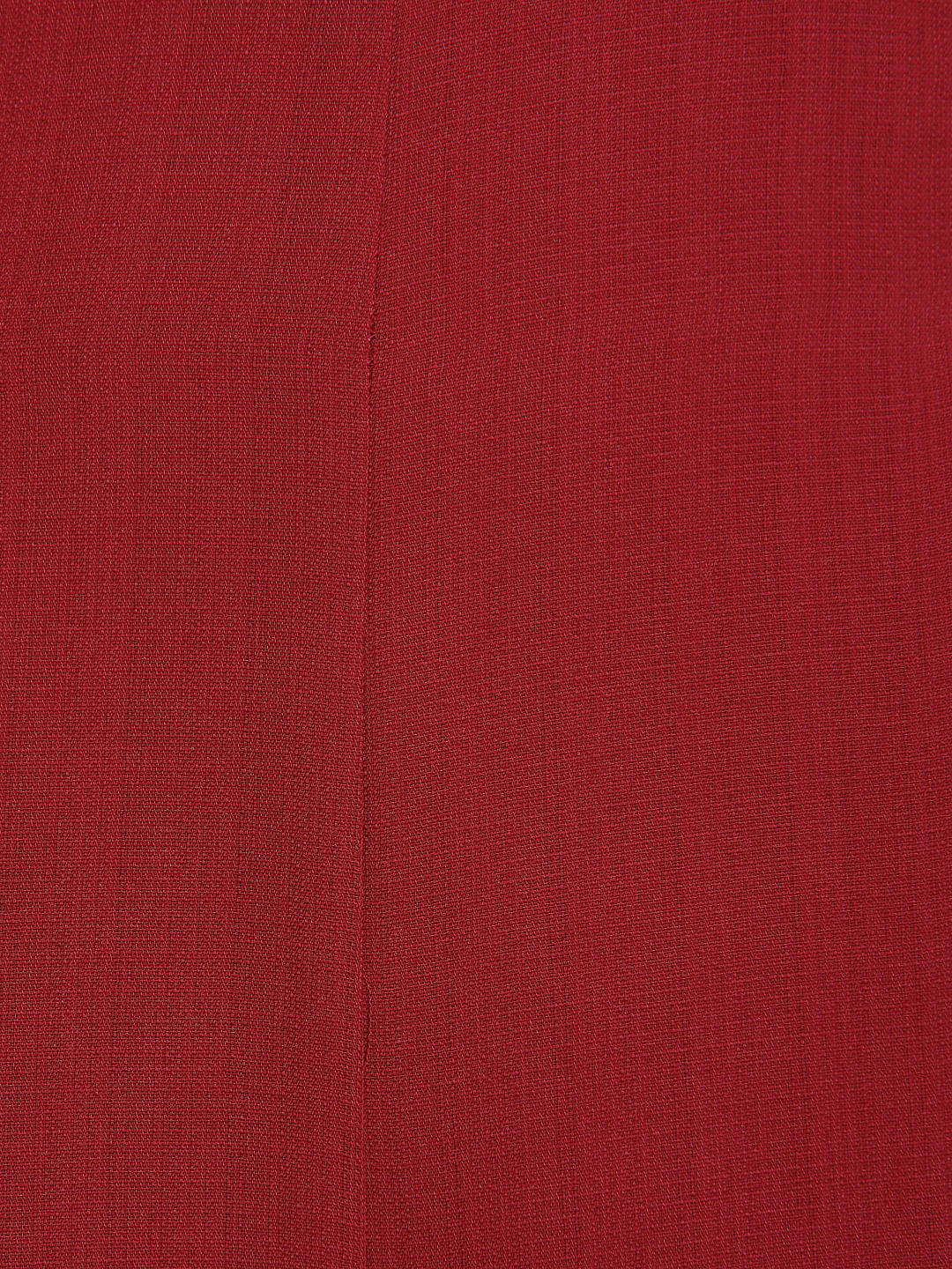 Red Flounce Jumpsuit - Image 8