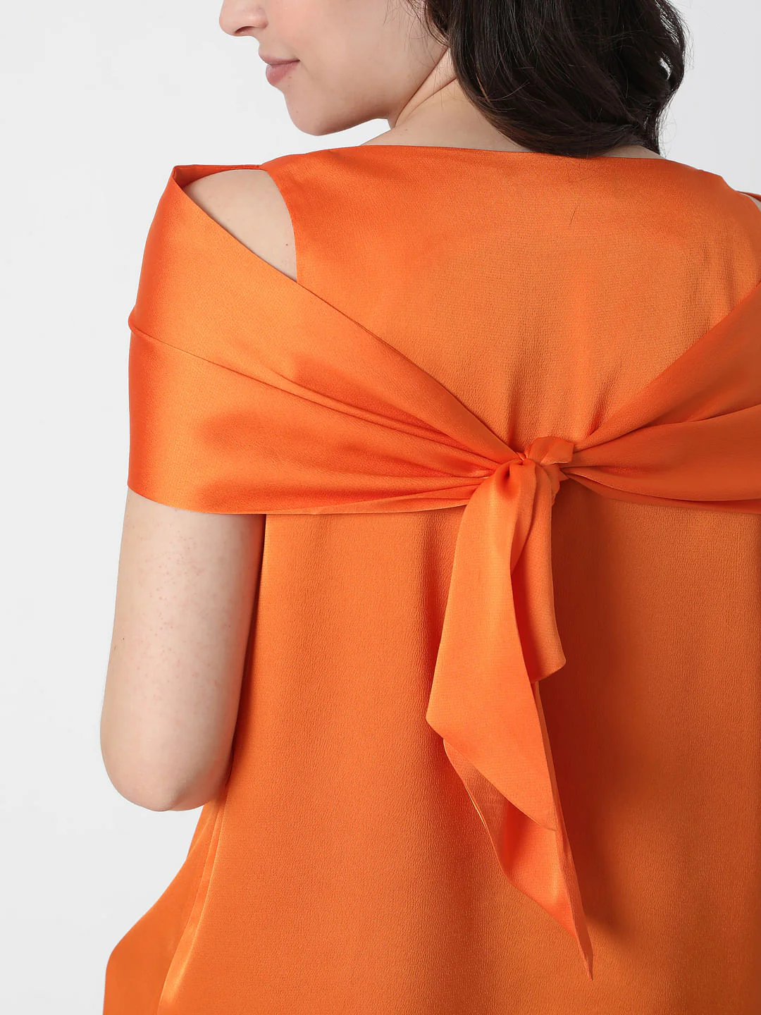 Orange High Neck Top - Image 6