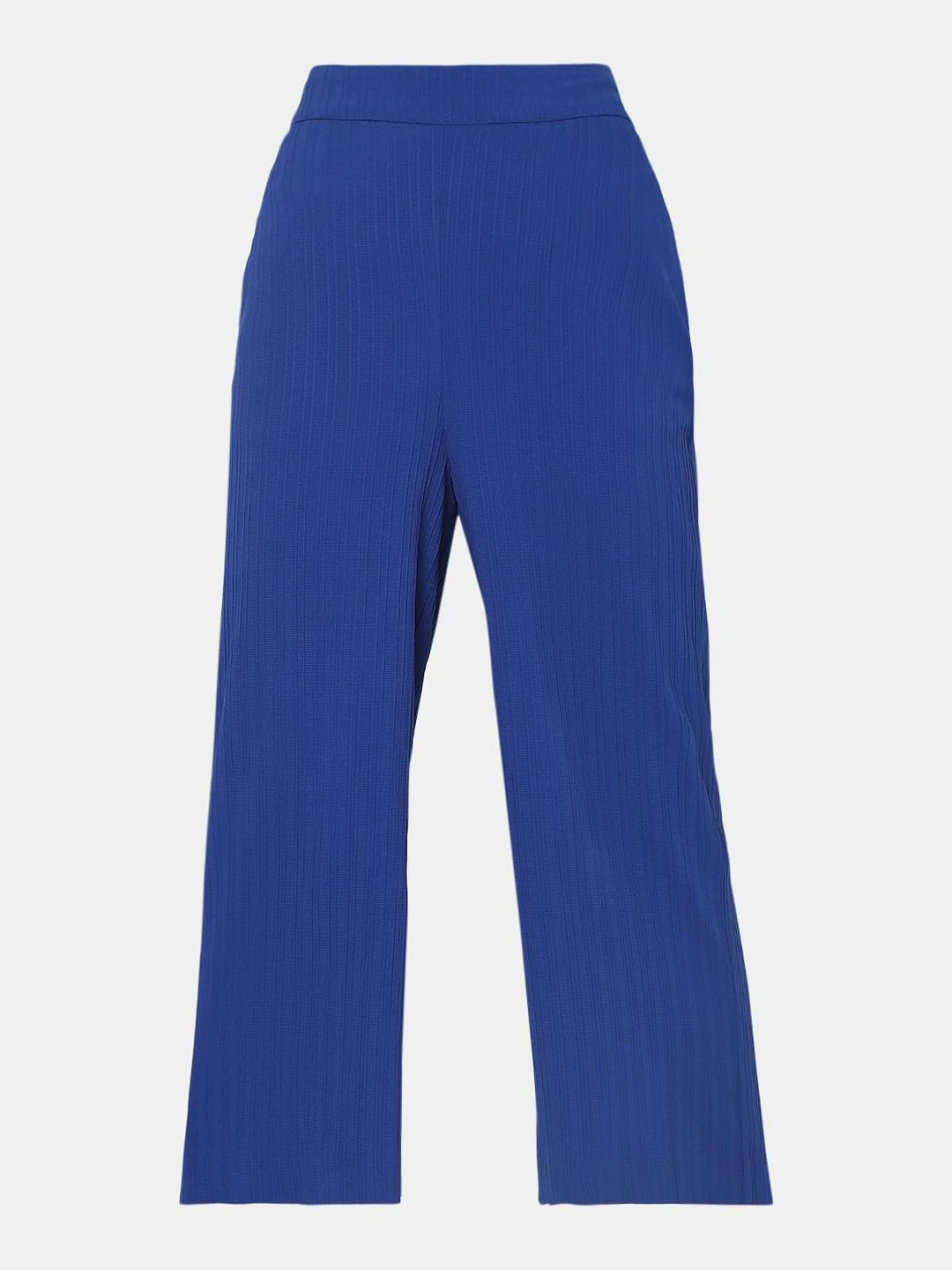 Blue High Rise Co-Ord Set Pants - Image 7
