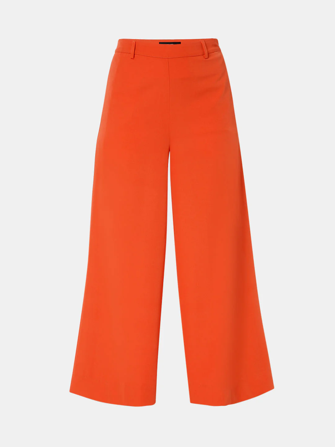 Orange High Waist Flared Pants - Image 7
