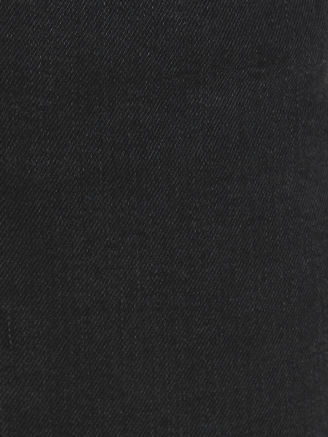 Dark Grey Mid Rise Faded Skinny Fit Jeans - Image 7