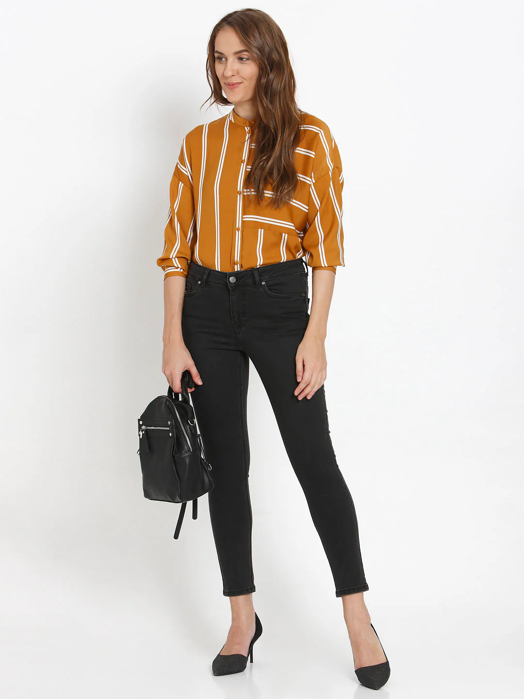 Dark Grey Mid Rise Faded Skinny Fit Jeans - Image 8