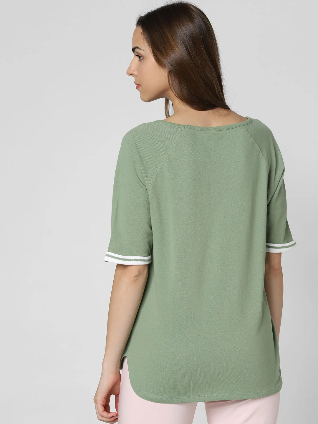 Green Stay Strong Print T-Shirt - Image 4