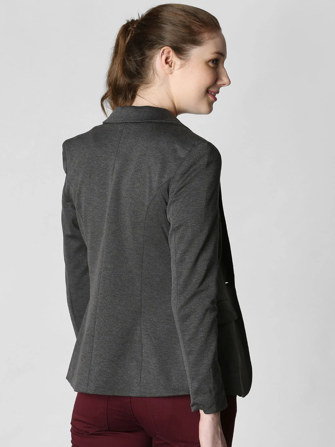 Dark Grey Formal Blazer - Image 4