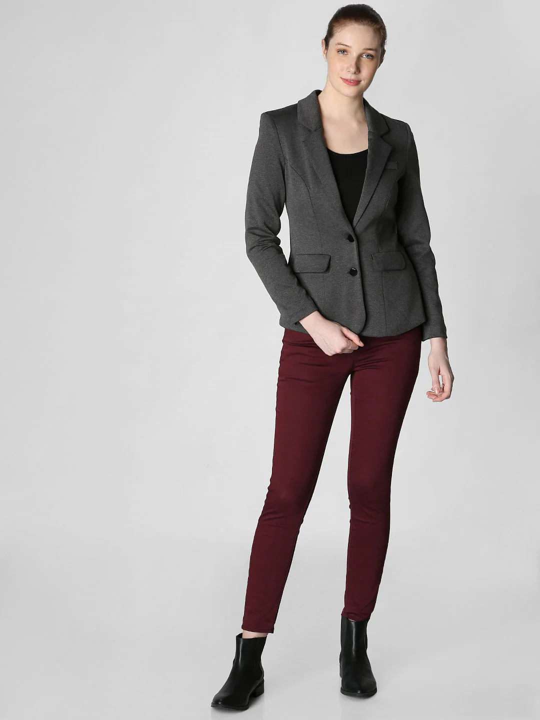 Dark Grey Formal Blazer - Image 5