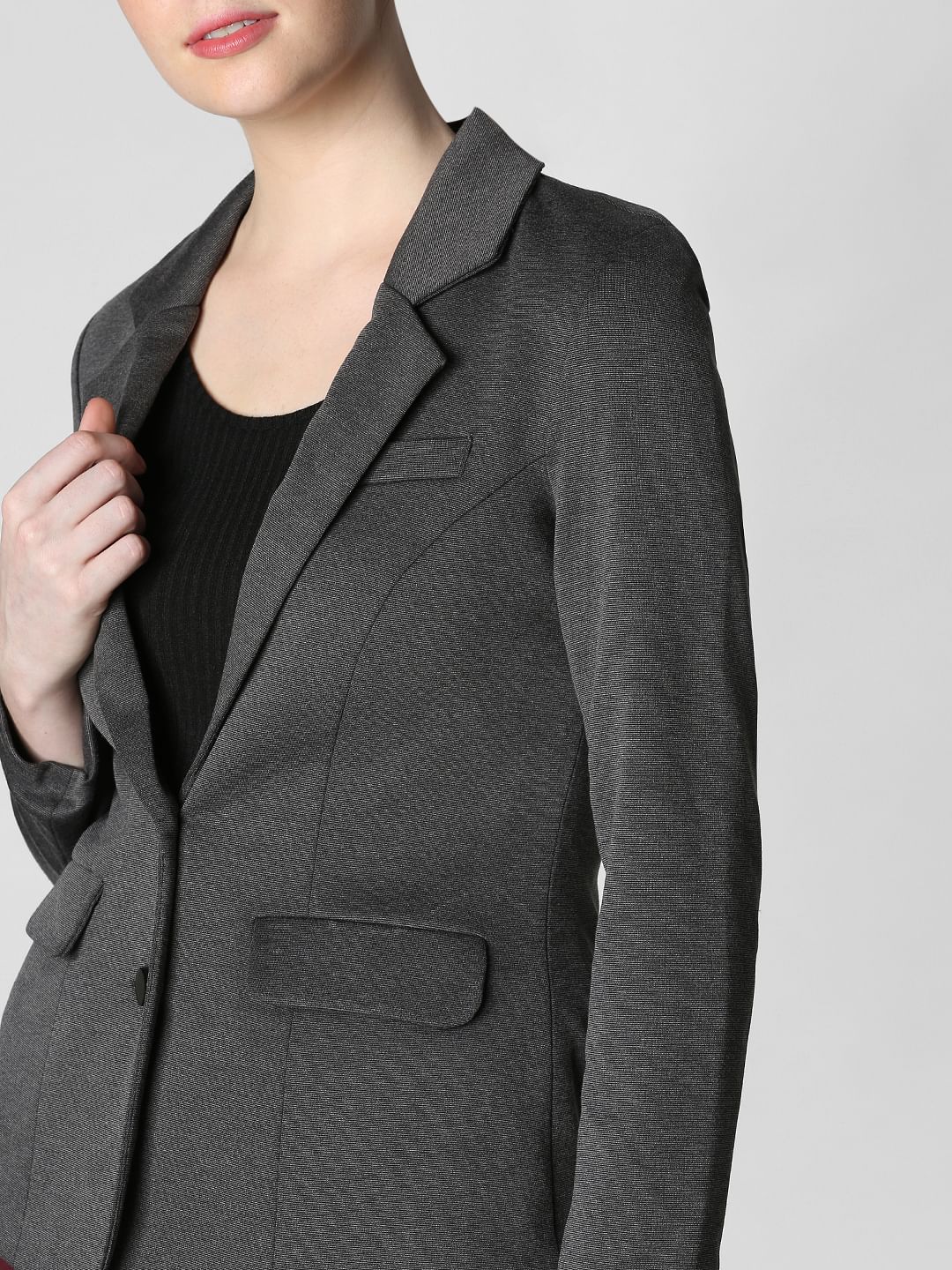 Dark Grey Formal Blazer - Image 6