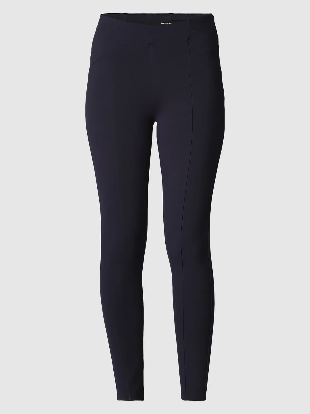 Navy Blue Mid Rise Skinny Fit Leggings - Image 7