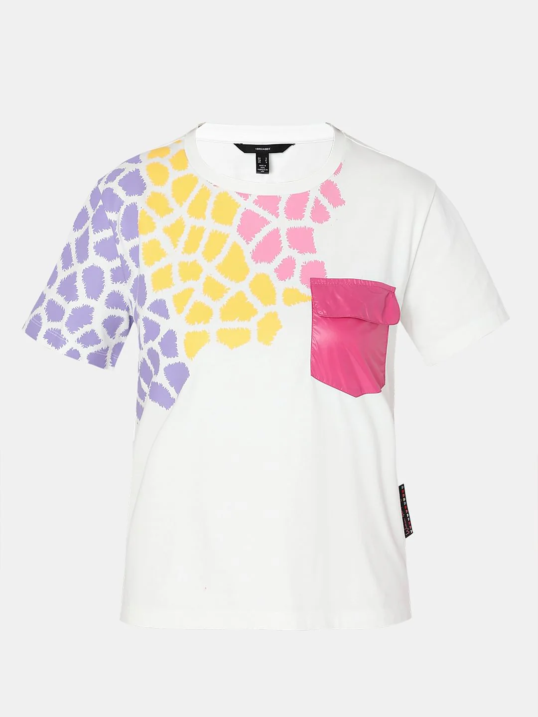 White Printed T-Shirt - Image 7