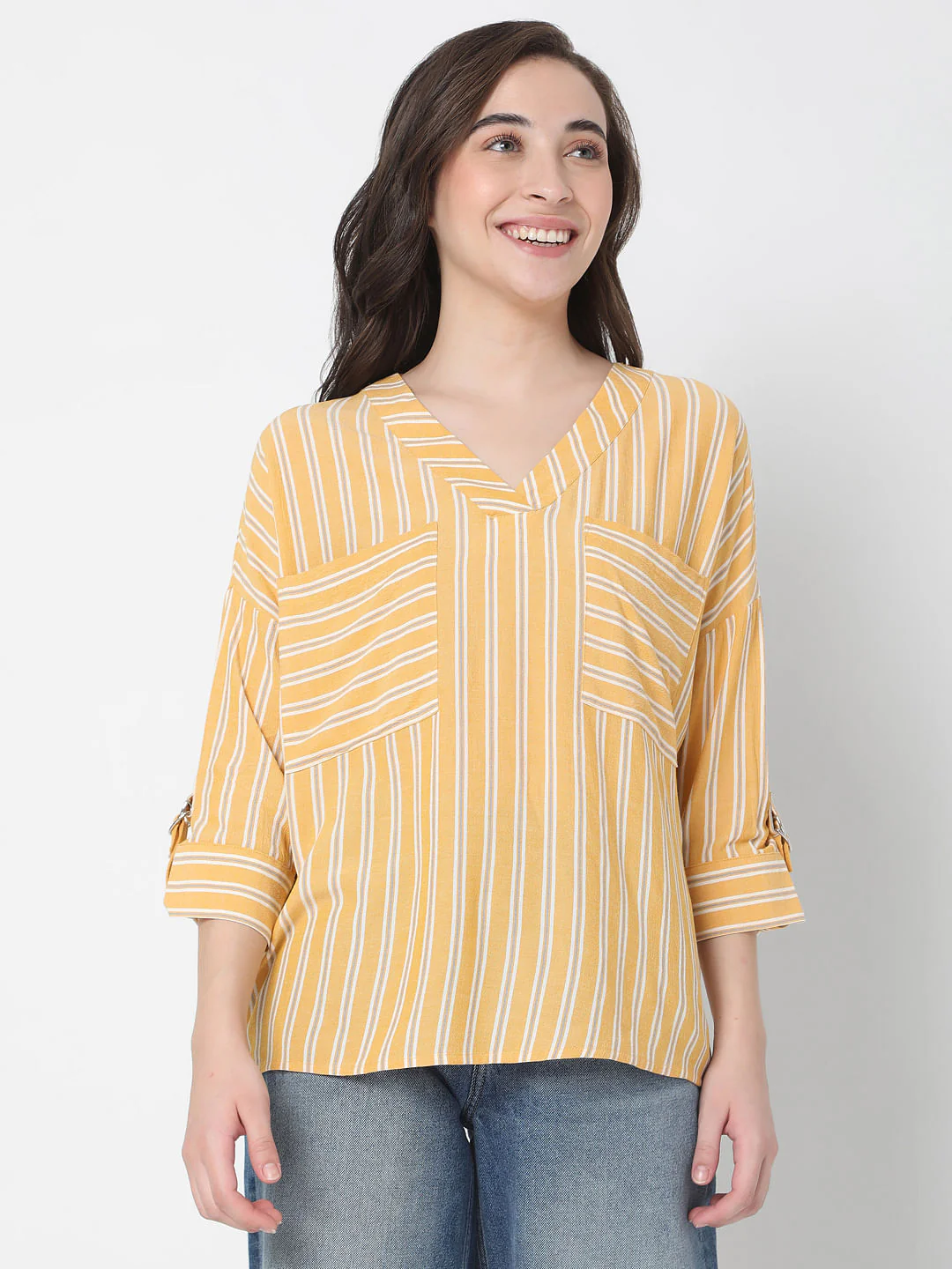 Yellow Striped Top - Image 2