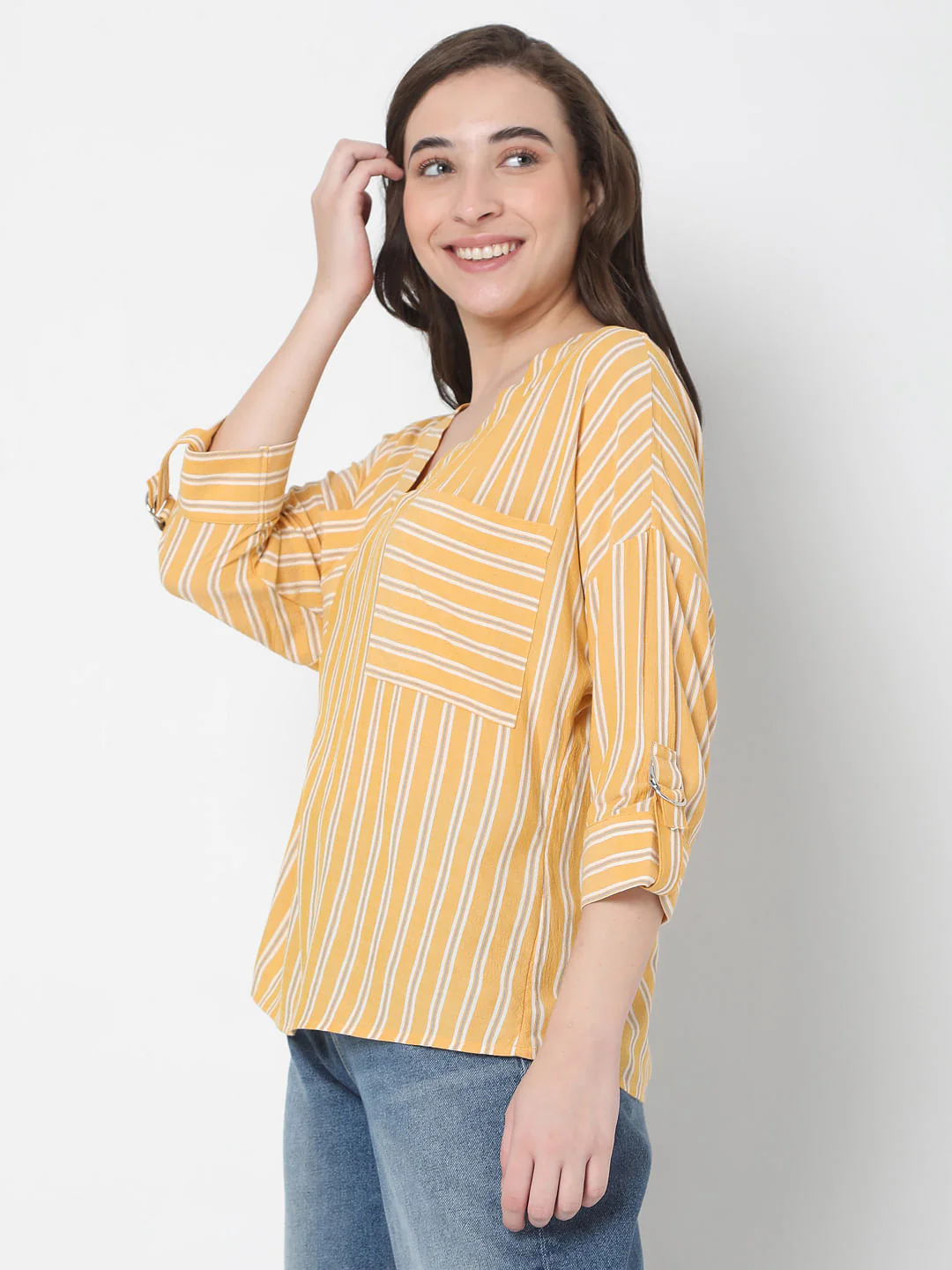 Yellow Striped Top - Image 3