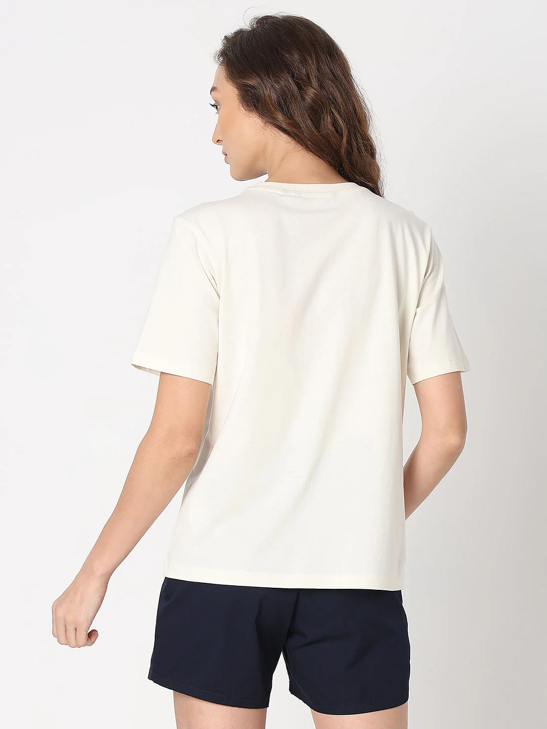 White Cotton Embroidered T-Shirt - Image 4