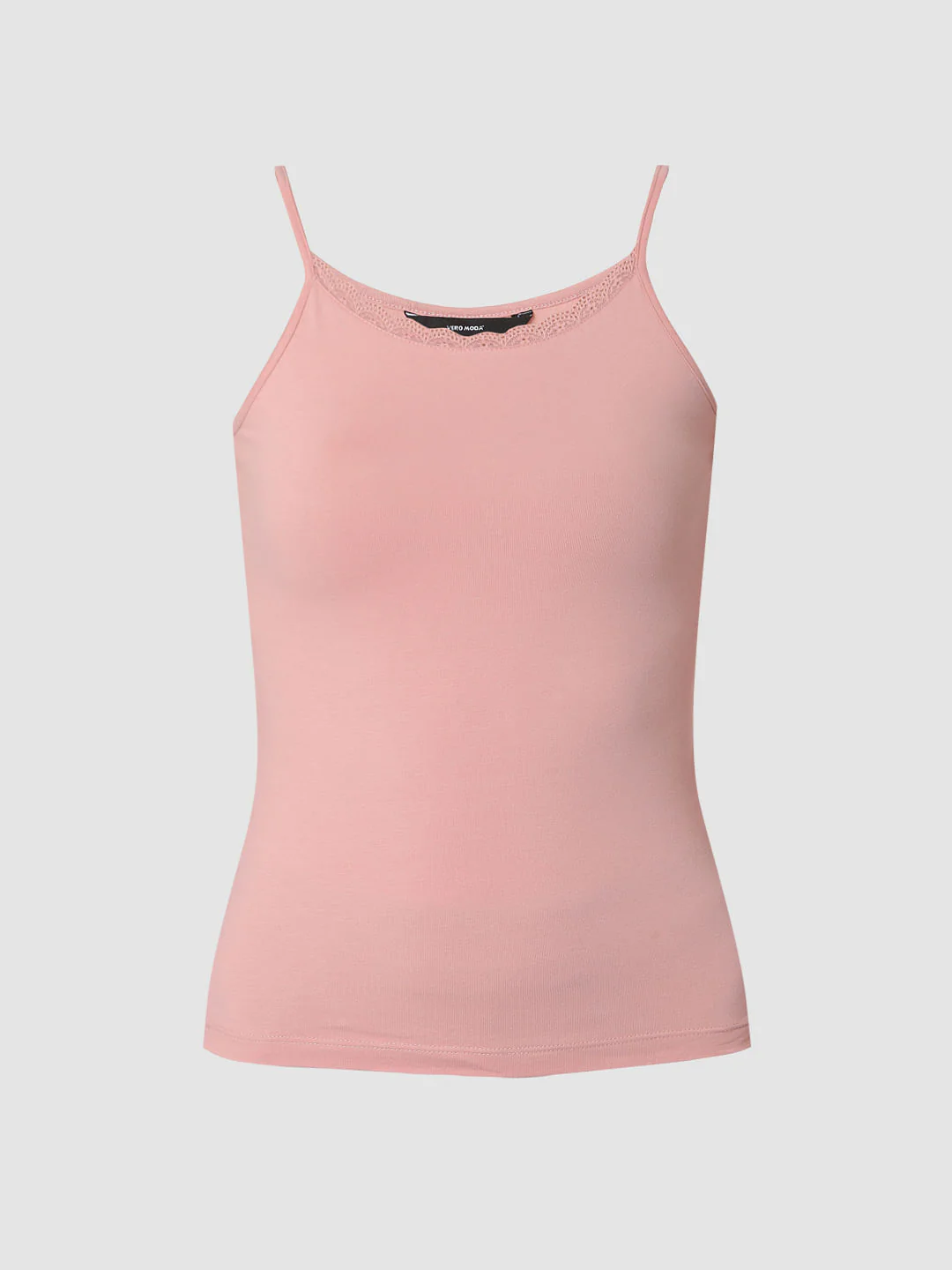 Pink Lace Trim Singlet - Image 6