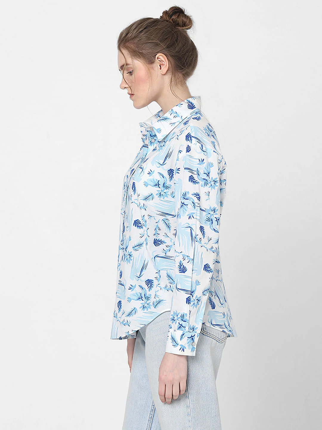 White Floral Shirt - Image 3