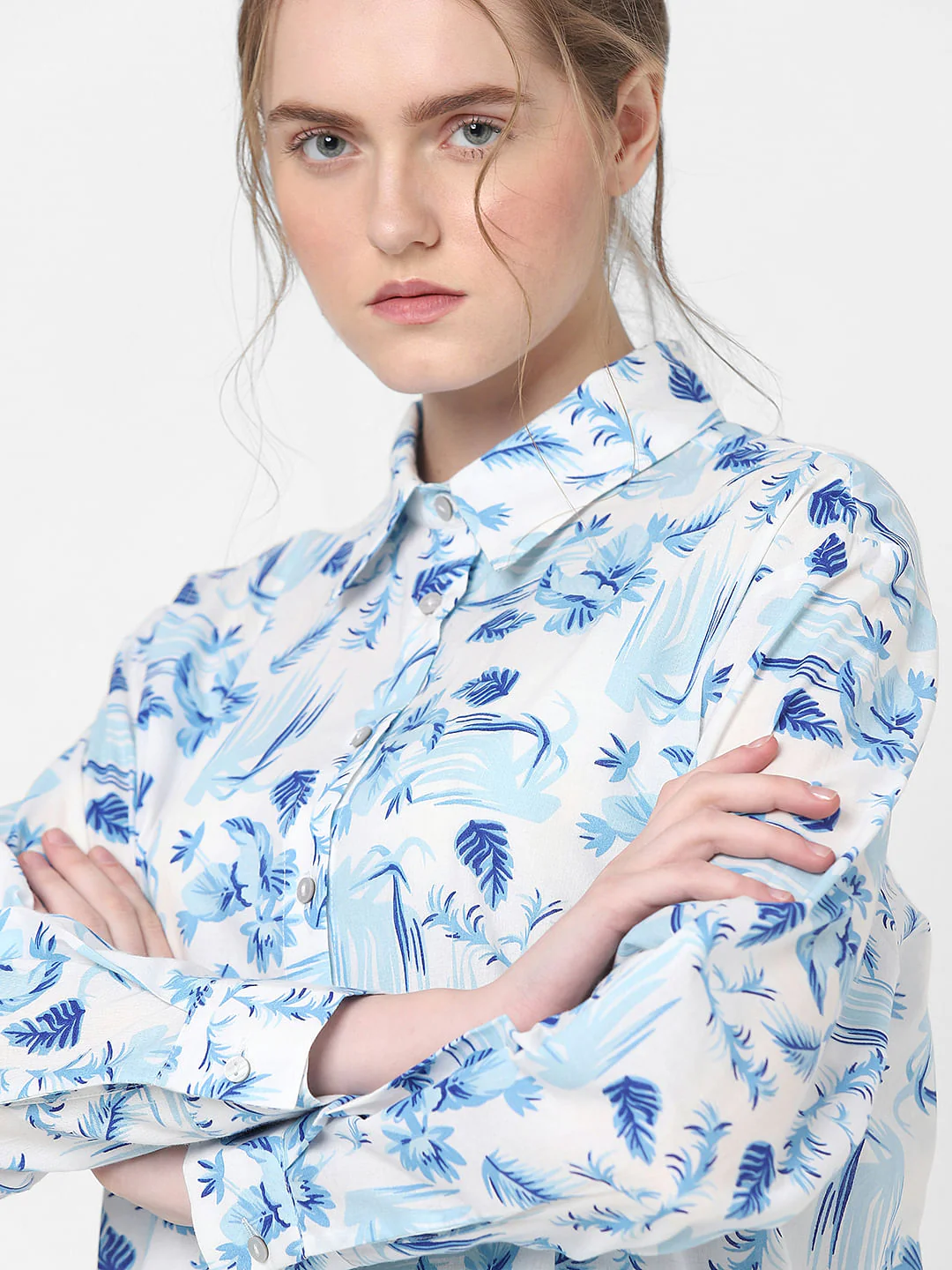 White Floral Shirt - Image 8
