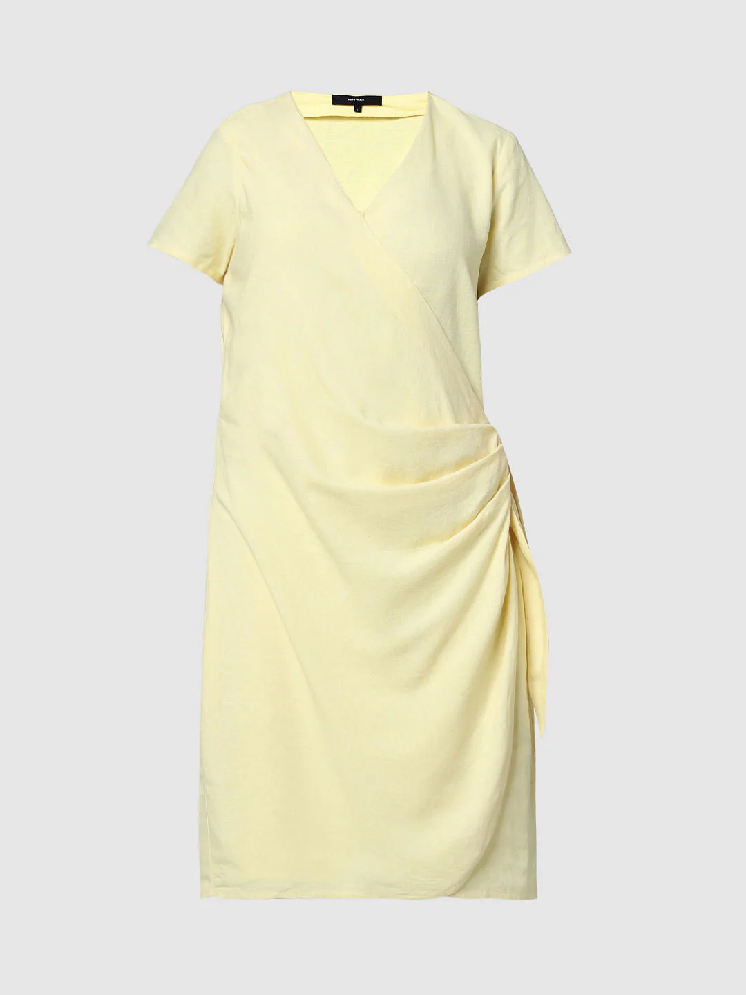 Lemon Yellow Knot Shift Dress - Image 6