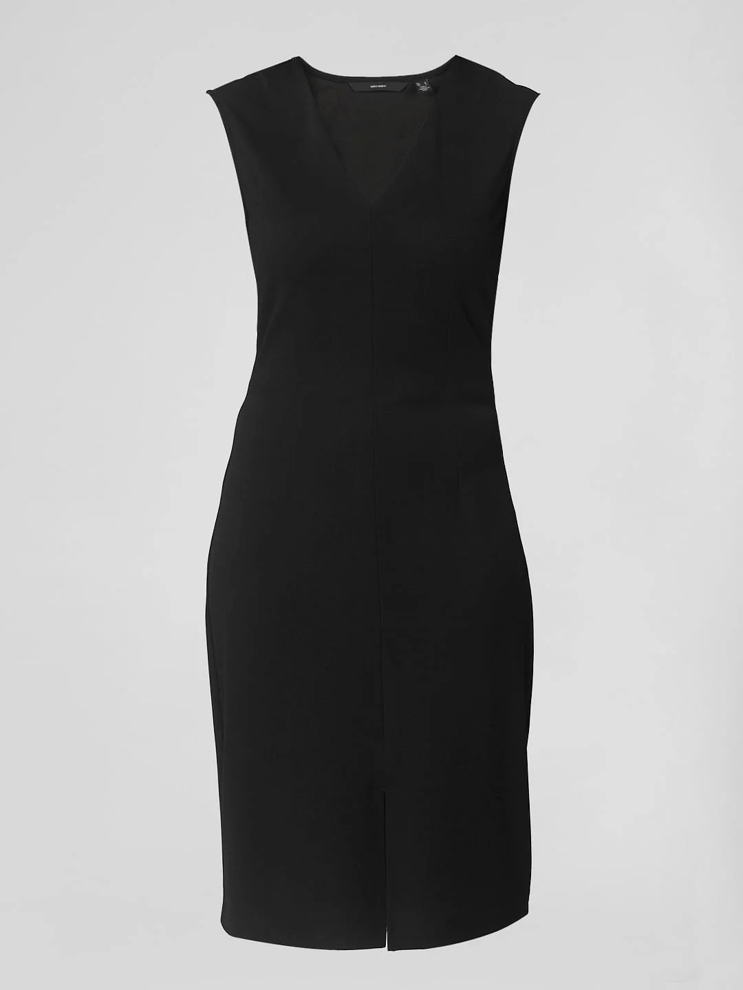 Black V Neck Bodycon Dress - Image 6