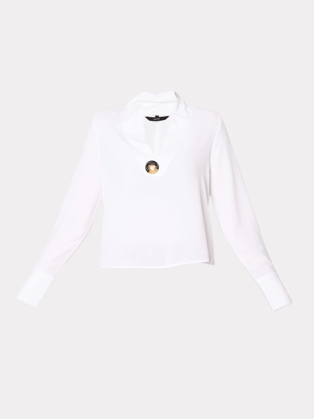 White Button Detail Top - Image 7