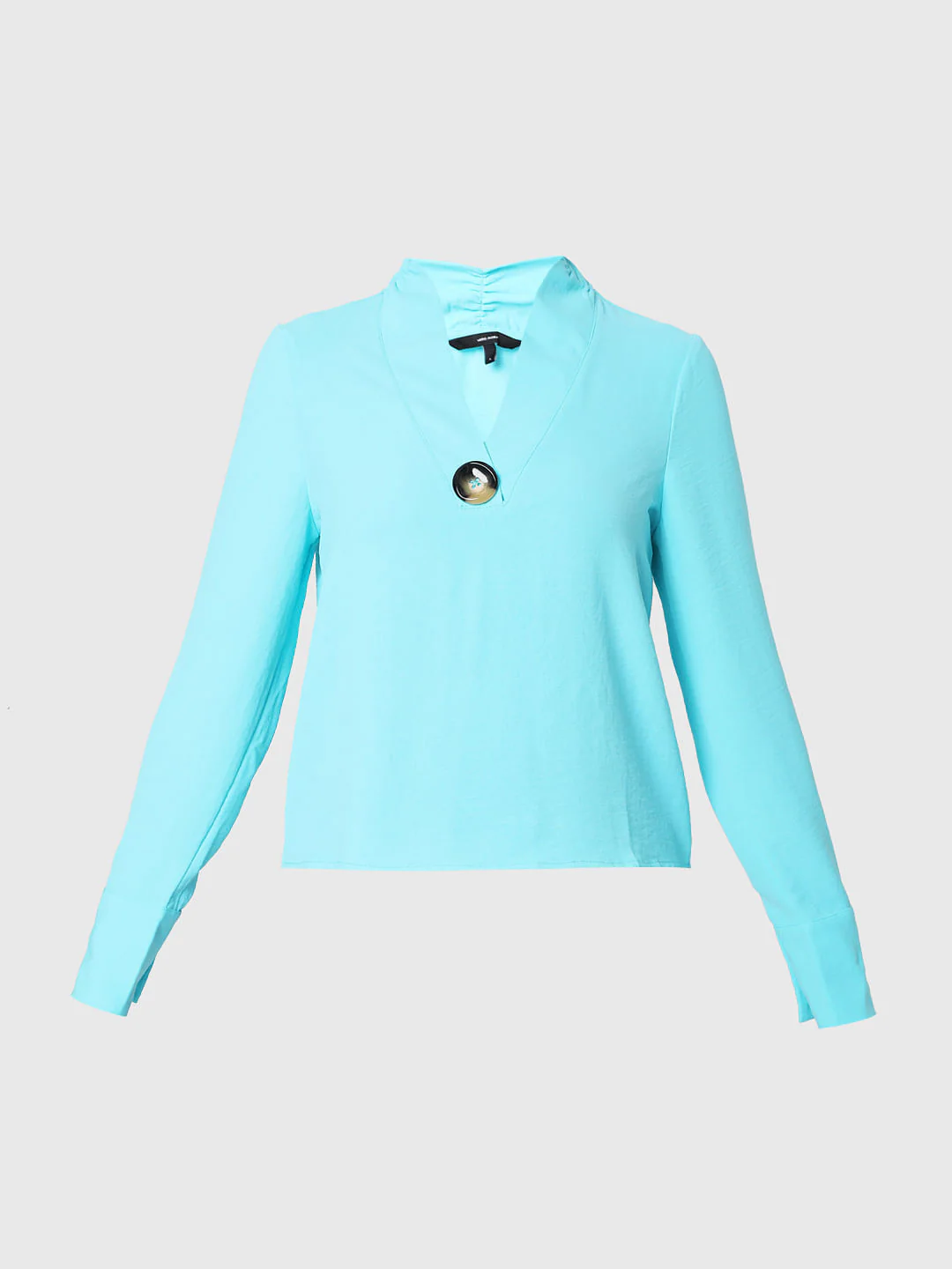 Blue V Neck Top - Image 7