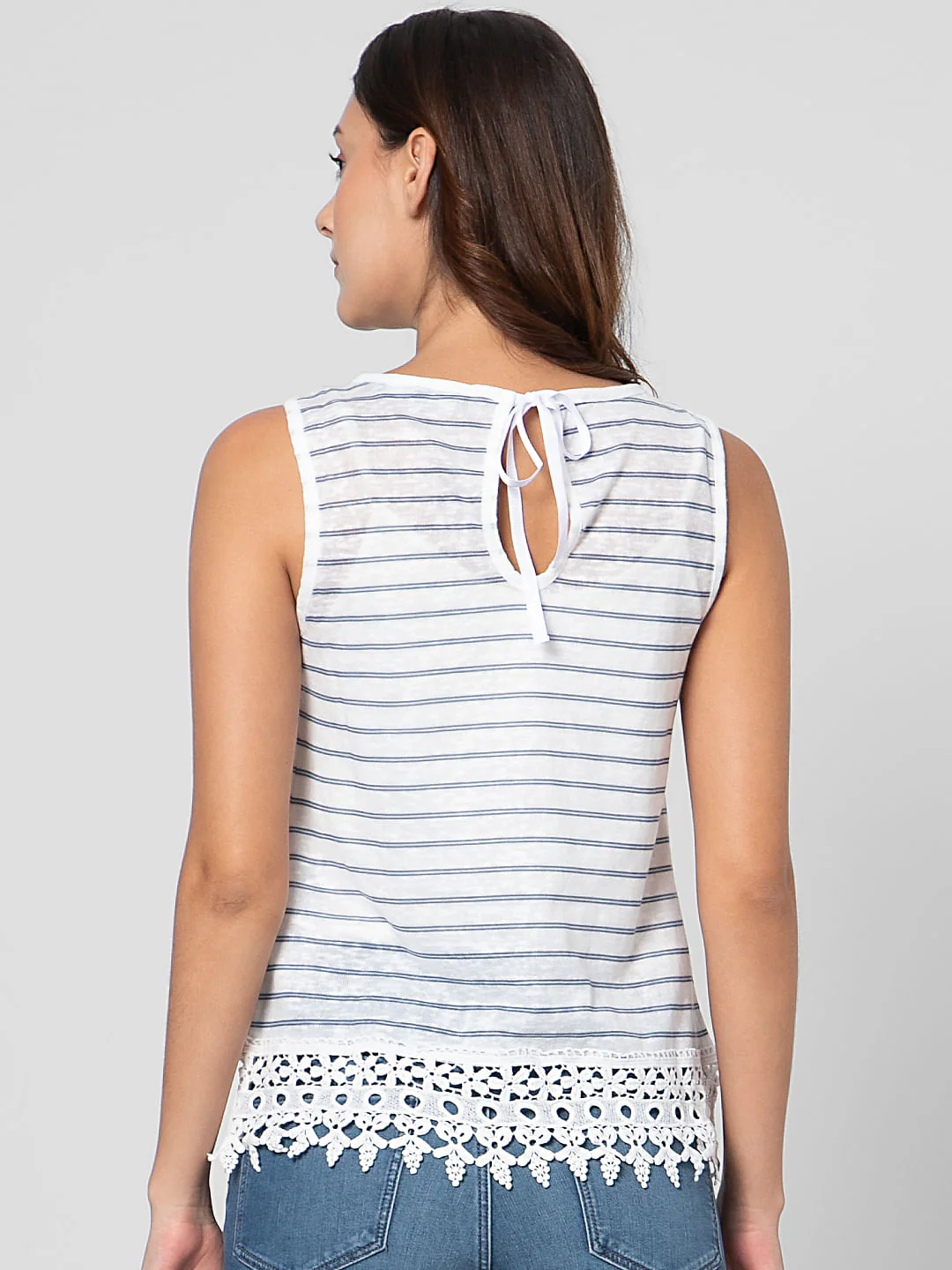 White Striped Top - Image 3