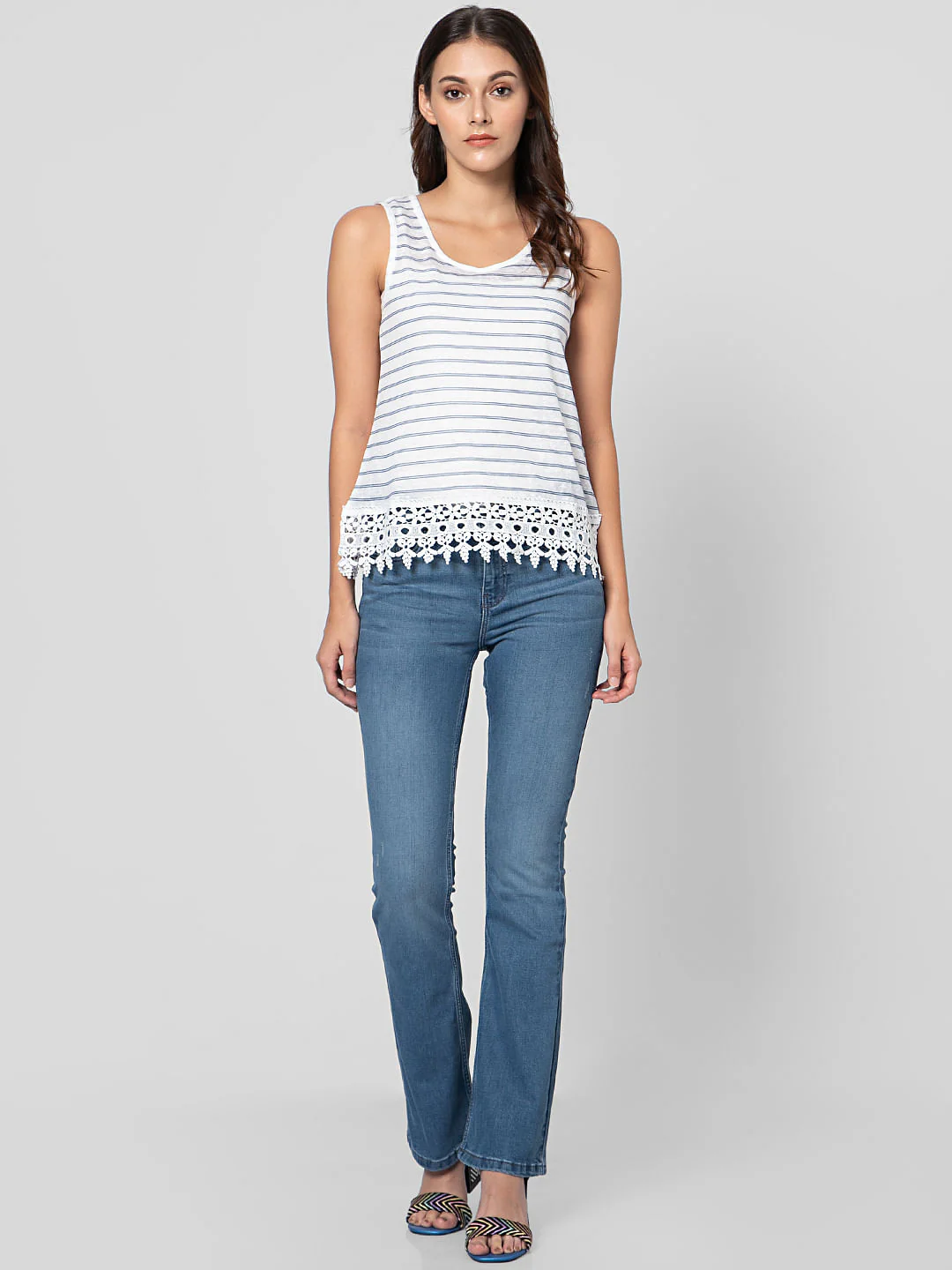 White Striped Top - Image 4