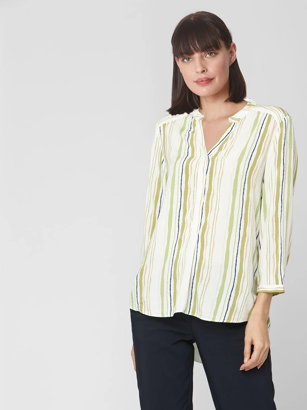 White Striped Top - Image 2