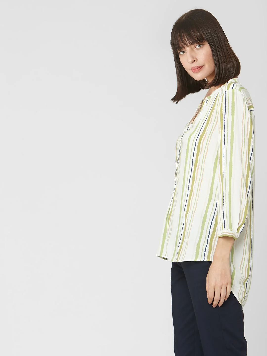 White Striped Top - Image 3