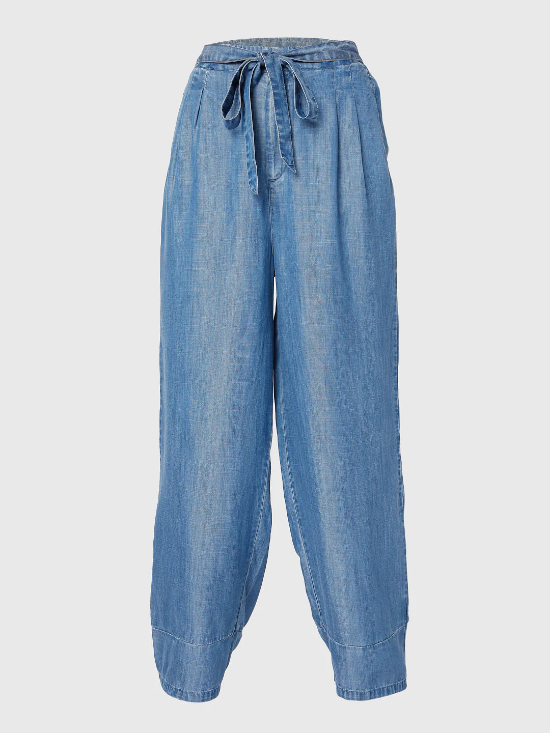 Blue High Rise Jade Straight Fit Jeans - Image 7
